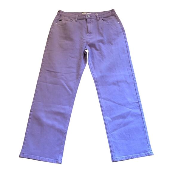 KanCan NWT Mari Ultra High Rise 90's Classic Straight Leg Lavender Jeans Size 10 - Picture 5 of 16